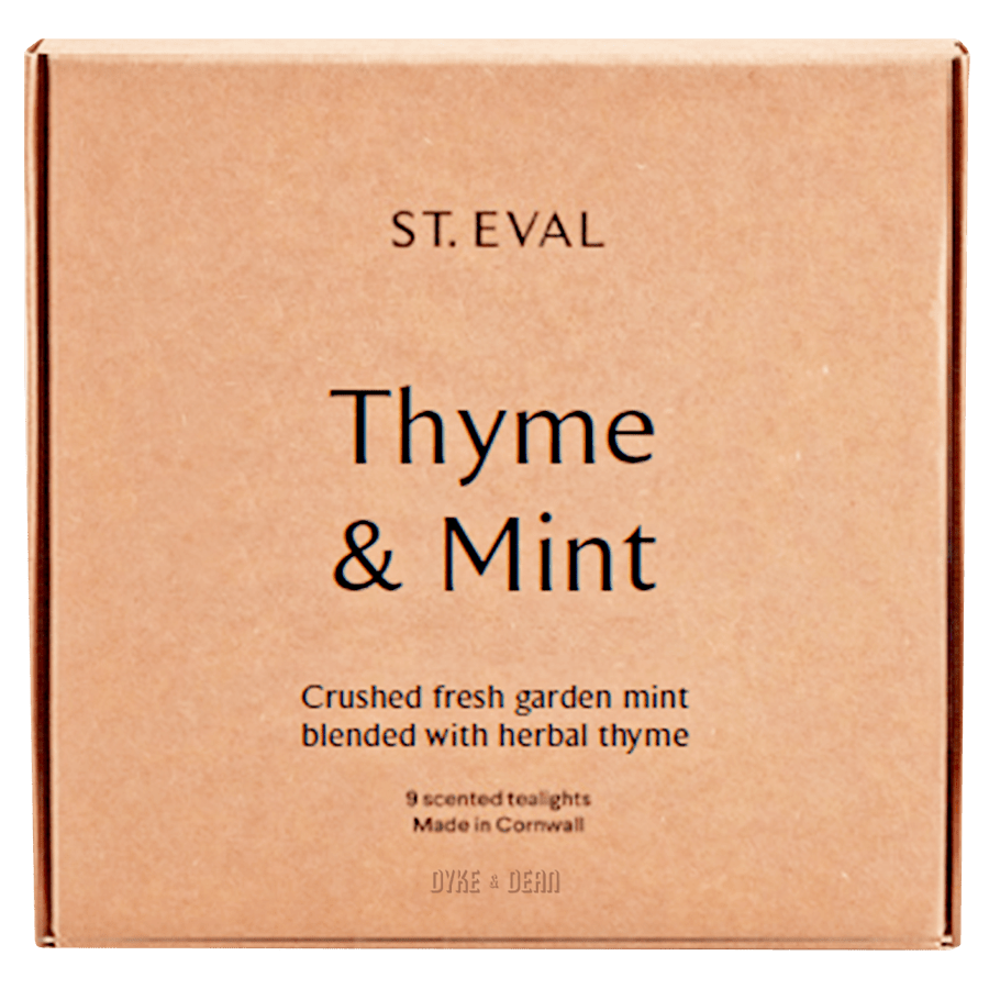 THYME & MINT TEALIGHT CANDLES - DYKE & DEAN