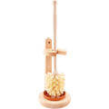 TOILET BRUSH WITH WOODEN STAND - DYKE & DEAN