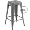 TOLIX GREY STOOL OUTLET - DYKE & DEAN