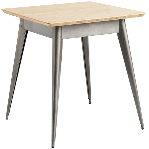 TOLIX NATURAL OAK TOP COFFEE TABLE 55 - DYKE & DEAN