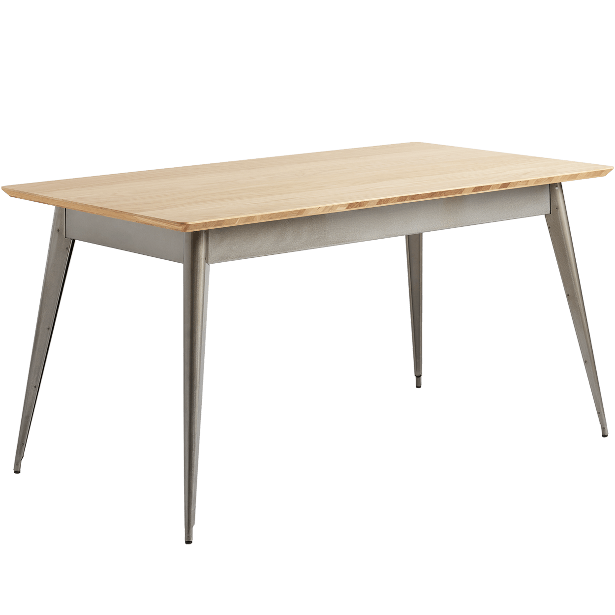 TOLIX NATURAL OAK TOP TABLE 55 140X80 - DYKE & DEAN