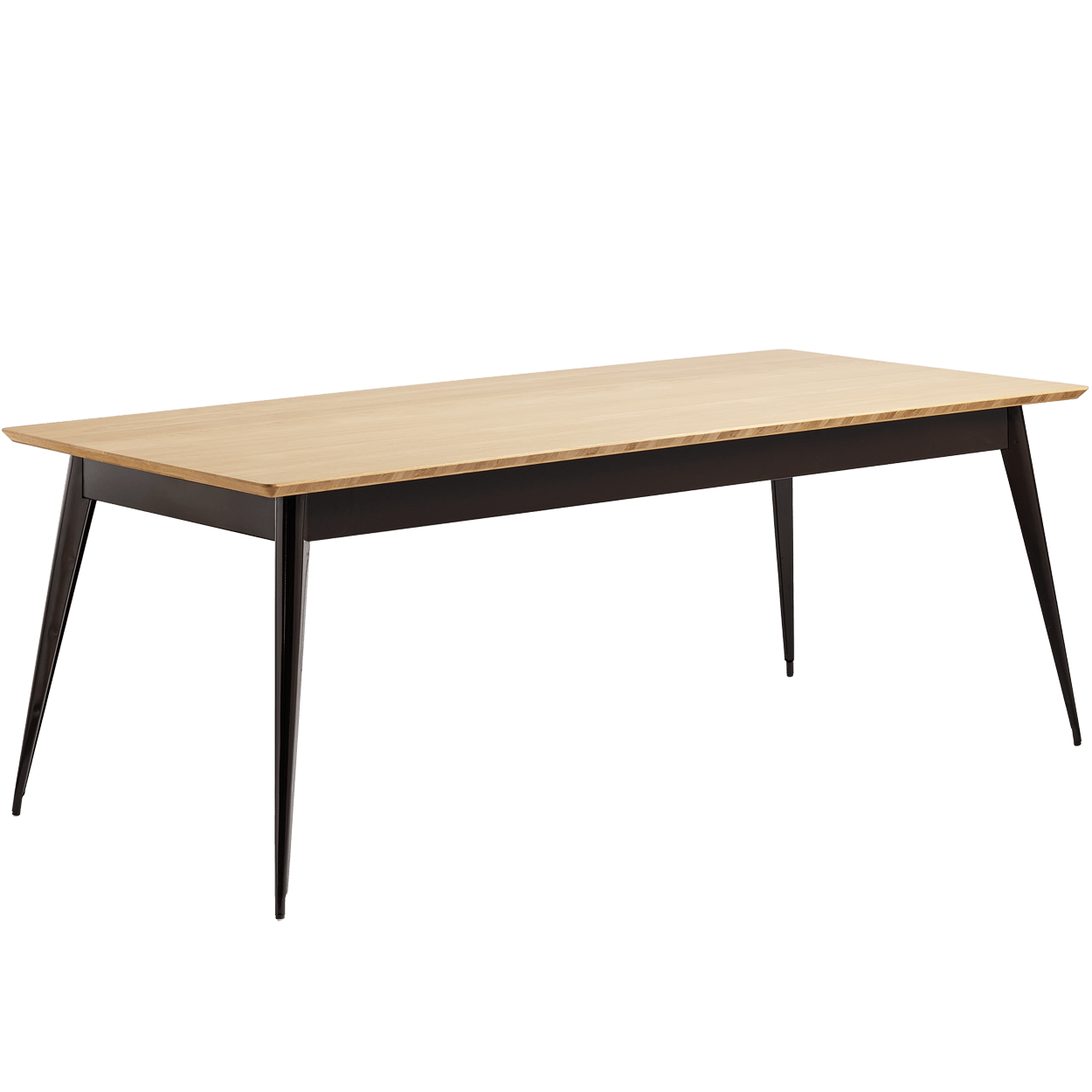 TOLIX NATURAL OAK TOP TABLE 55 200X95 - DYKE & DEAN
