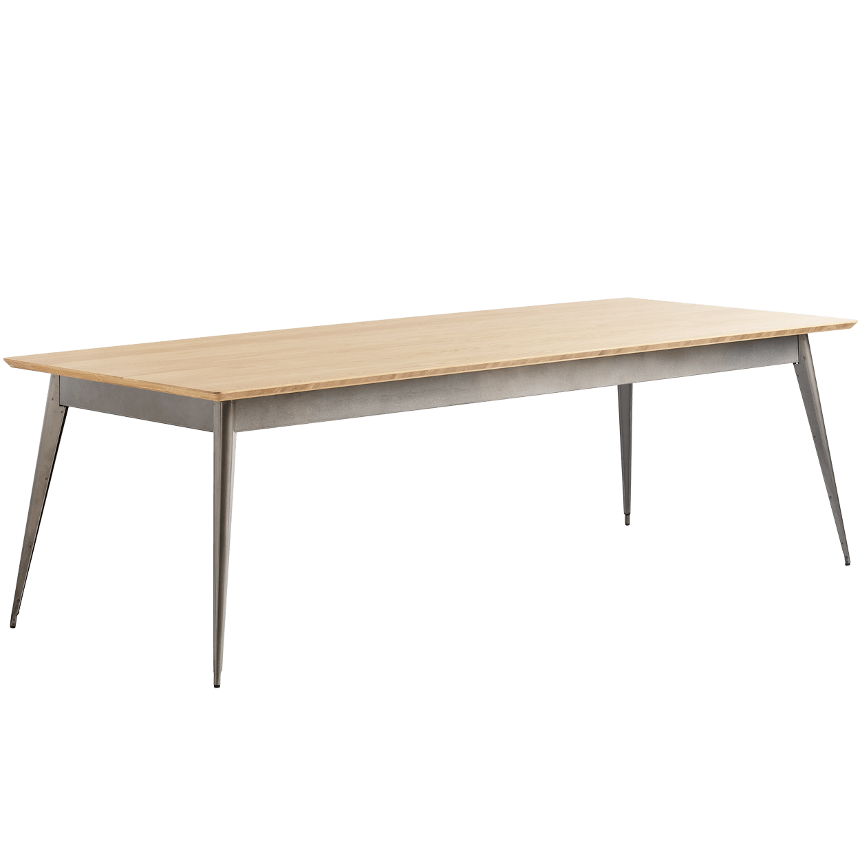 TOLIX NATURAL OAK TOP TABLE 55 240x100 - DYKE & DEAN