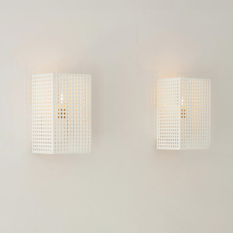 TOLIX T37 TRESSEE METAL WALL BOX LIGHT WHITE - DYKE & DEAN