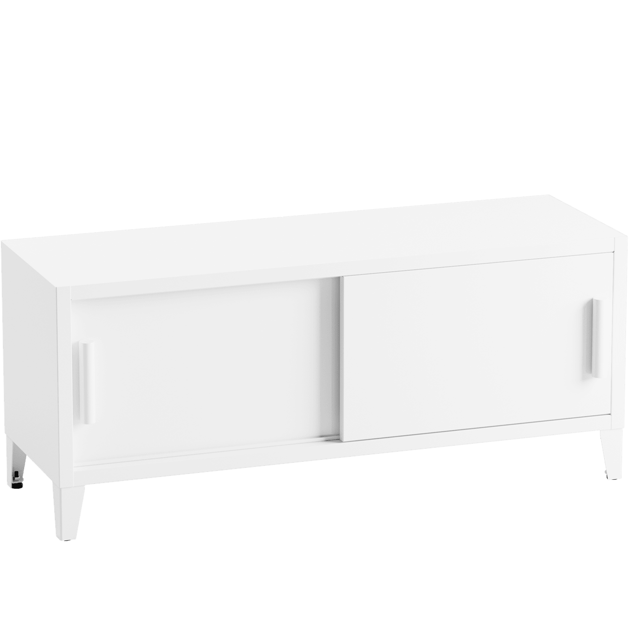 TOLIX TV STAND 120 PURE WHITE - DYKE & DEAN