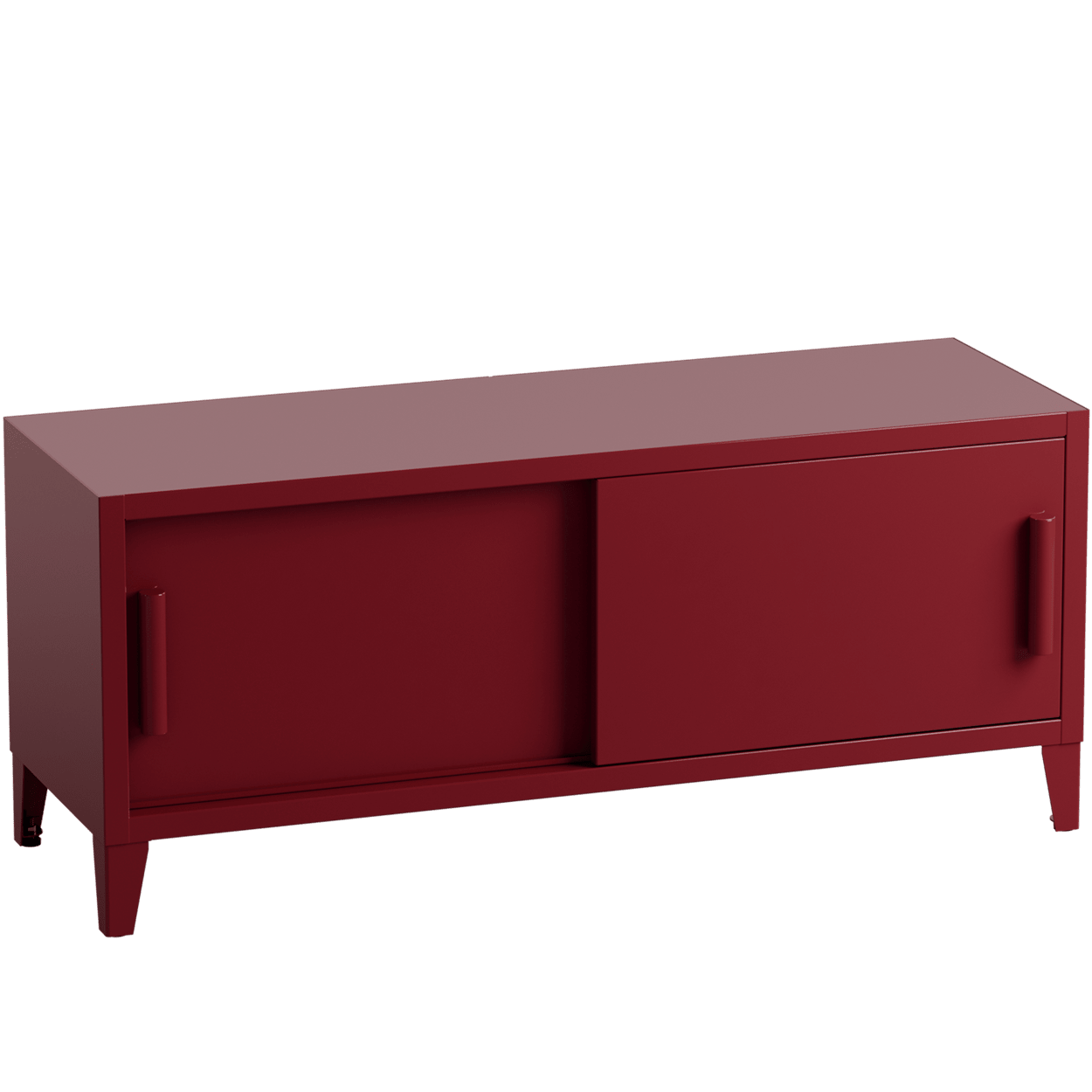 TOLIX TV STAND 120 RED WINE - DYKE & DEAN