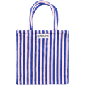 TOWEL FABRIC TOTE BAG DAZZLING BLUE & ROSE - DYKE & DEAN