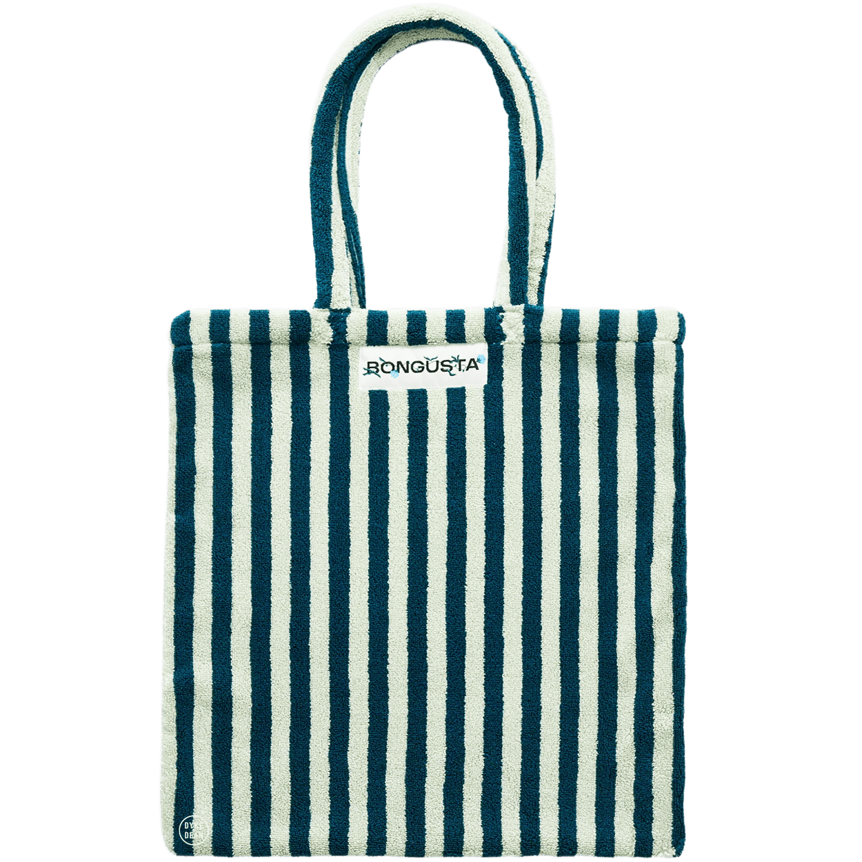 TOWEL FABRIC TOTE BAG GREEN - DYKE & DEAN