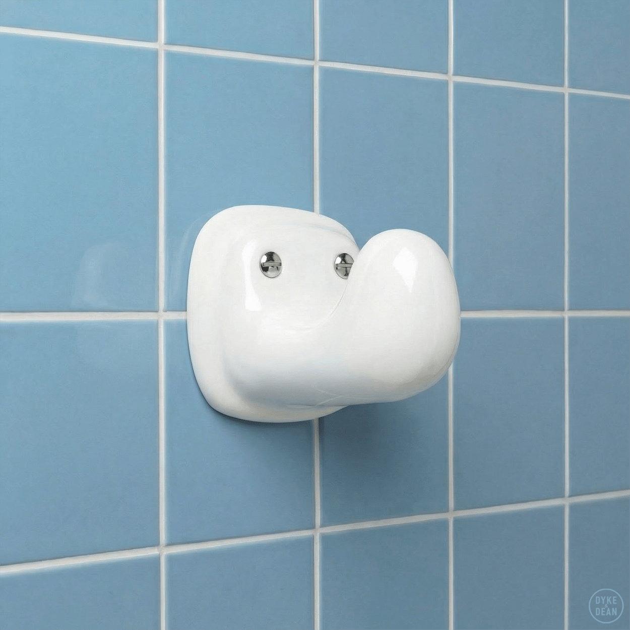 TRADITIONAL PORCELAIN WALL HOOK - DYKE & DEAN