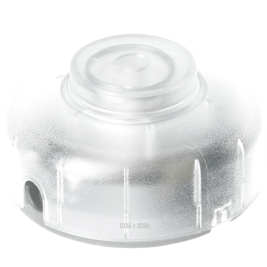 TRANSPARENT FOOT INLINE LAMP LIGHT SWITCH - DYKE & DEAN