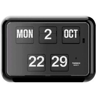 RELOJ CALENDARIO TWEMCO XL BQ 1700 NEGRO DISENO CLASICO ORIGINAL DYKE DEAN