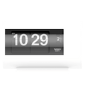 TWEMCO TABLE FLIP CLOCK AP-28 WHITE - DYKE & DEAN