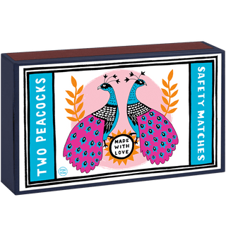 TWO PEACOCKS GIANT SAFETY MATCHES - DYKE & DEAN
