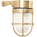 WALL ARM BRASS BULKHEAD LAMP - DYKE & DEAN