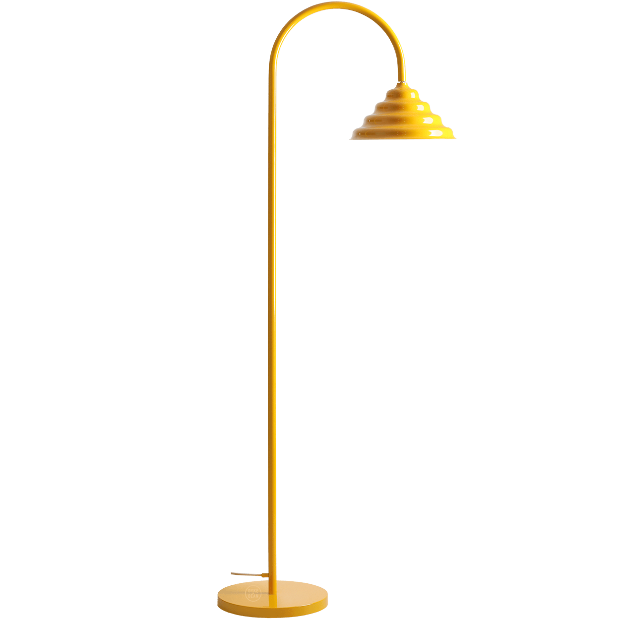 WAVE ARCH LIGHT FLOOR LAMP YELLOW - DYKE & DEAN