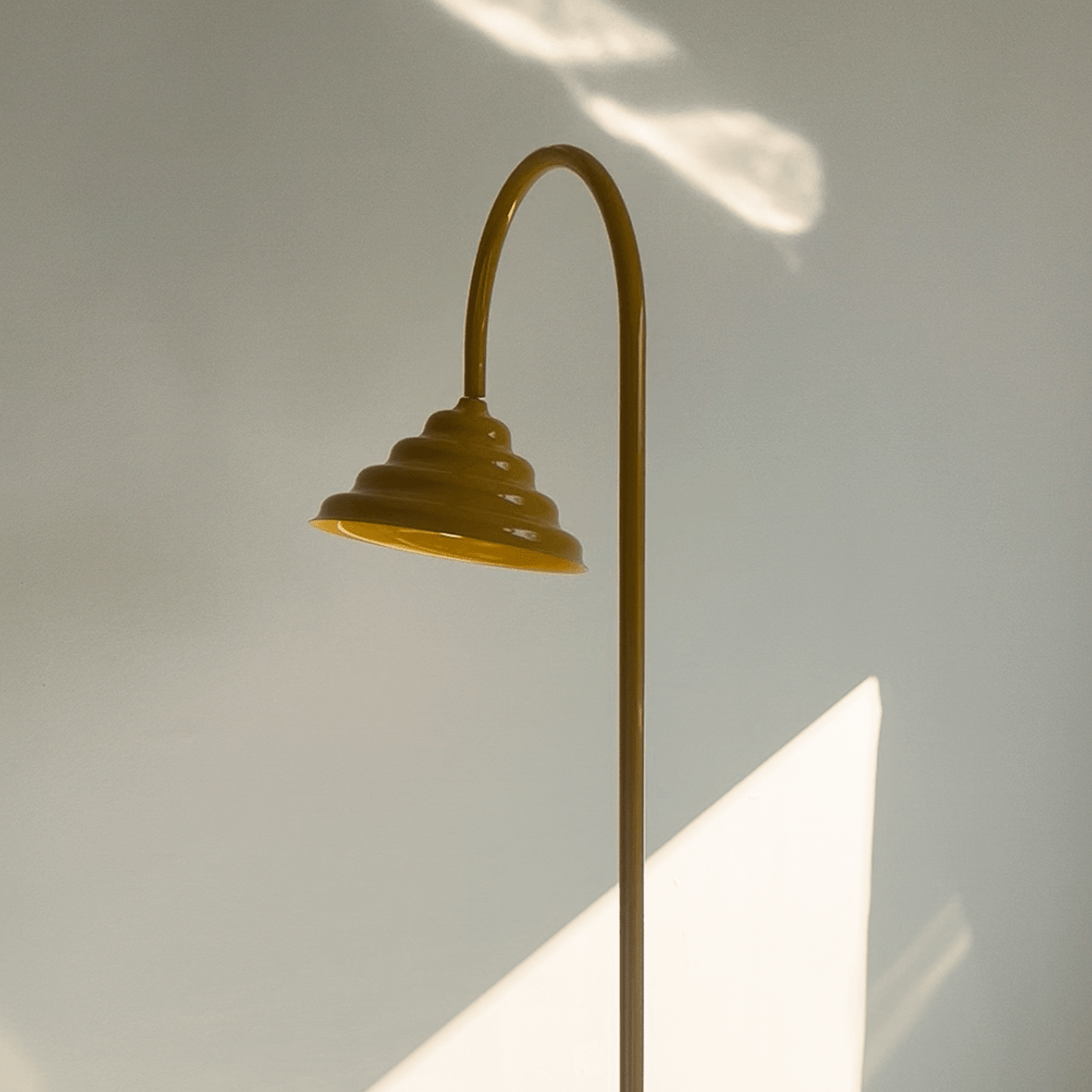 WAVE ARCH LIGHT FLOOR LAMP YELLOW - DYKE & DEAN