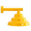 WAVE ENERGETIC WALL LIGHT YELLOW - DYKE & DEAN