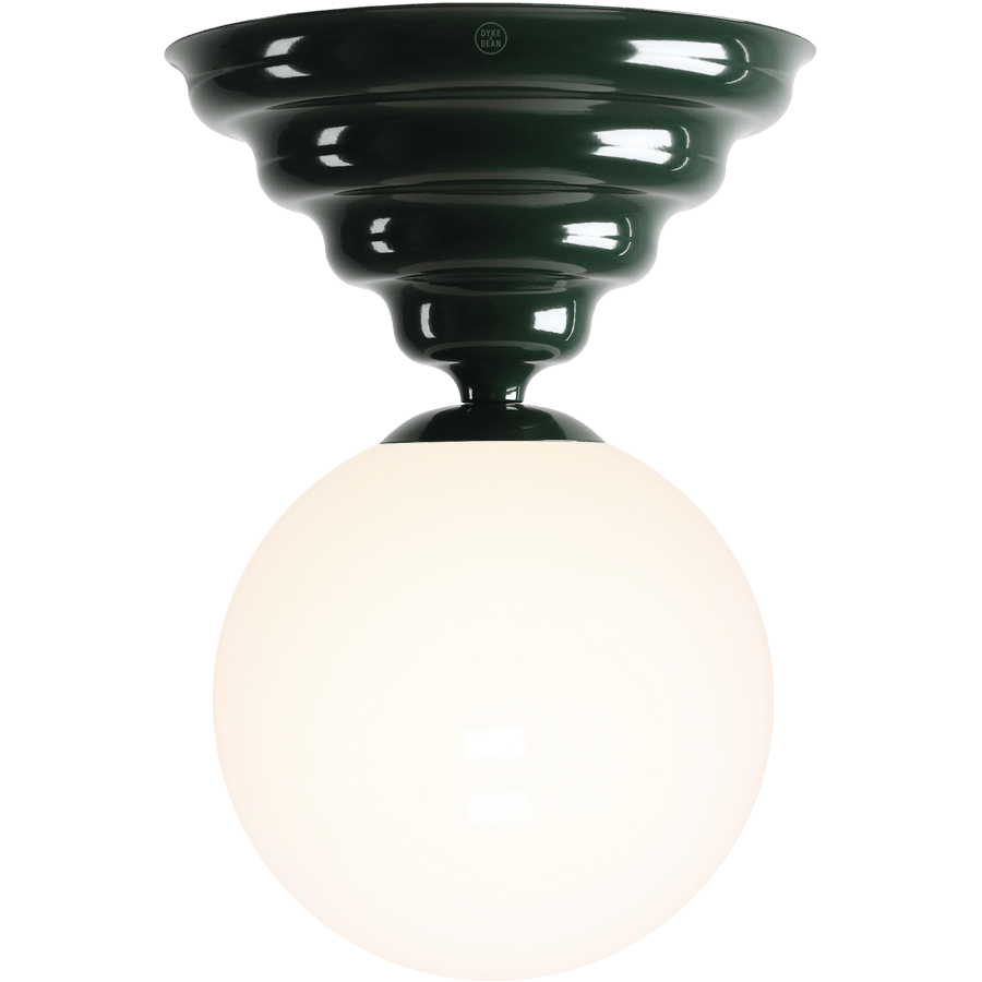 WAVE FIXED CEILING LAMP GREEN MEDIUM - DYKE & DEAN
