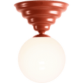 WAVE FIXED CEILING LIGHT RED - DYKE & DEAN