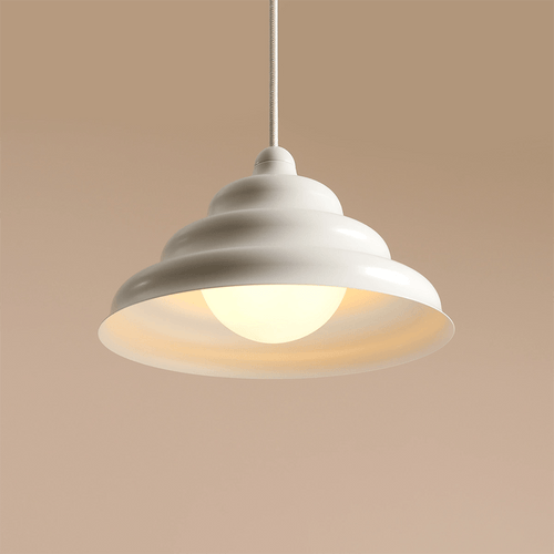 WAVE HANGING PENDANT LIGHT CREAM M - DYKE & DEAN