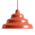 WAVE HANGING PENDANT LIGHT RED M - DYKE & DEAN