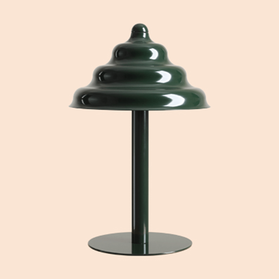 WAVE TABLE LIGHT DEEP GREEN - DYKE & DEAN