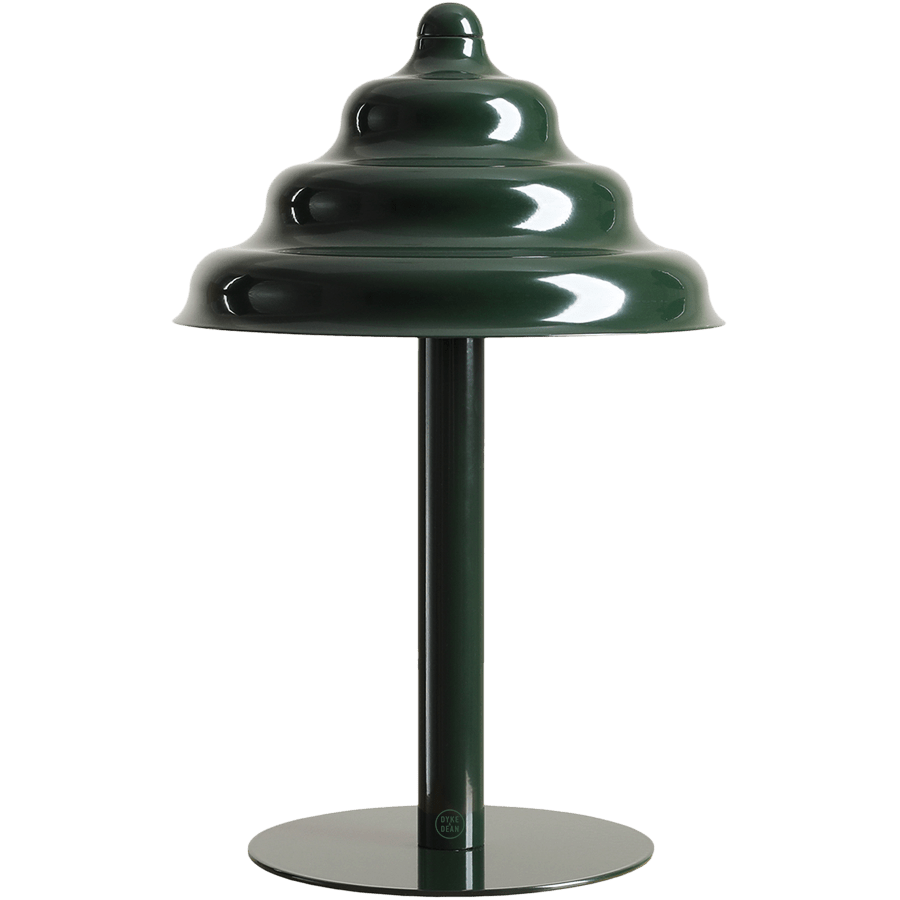 WAVE TABLE LIGHT DEEP GREEN - DYKE & DEAN