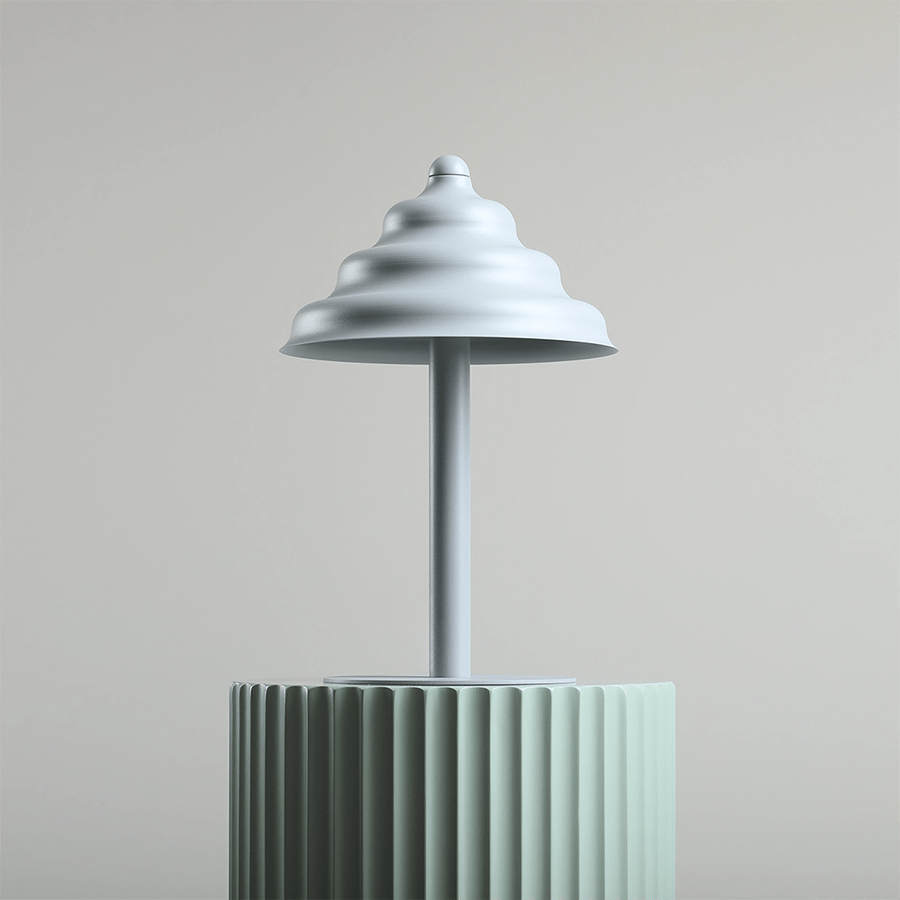 WAVE TABLE LIGHT GREY - DYKE & DEAN