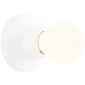 WHITE CERAMIC WALL & CEILING LAMP - DYKE & DEAN