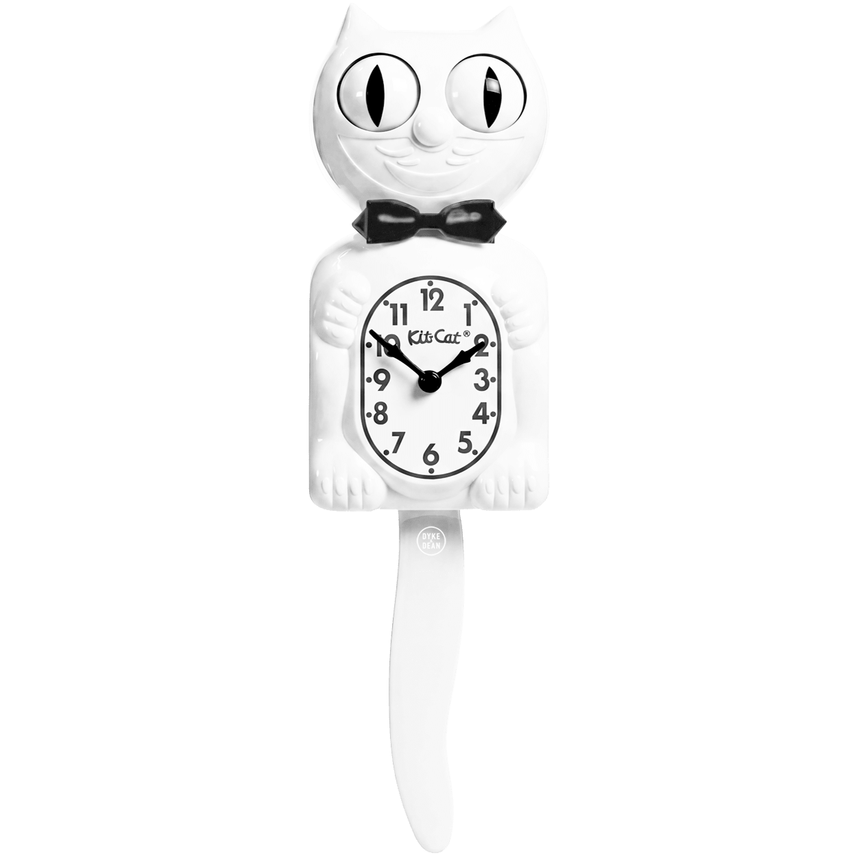 WHITE KIT CAT KLOCK - DYKE & DEAN