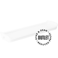 WHITE PORCELAIN SHELF WITH SIDES OUTLET - DYKE & DEAN
