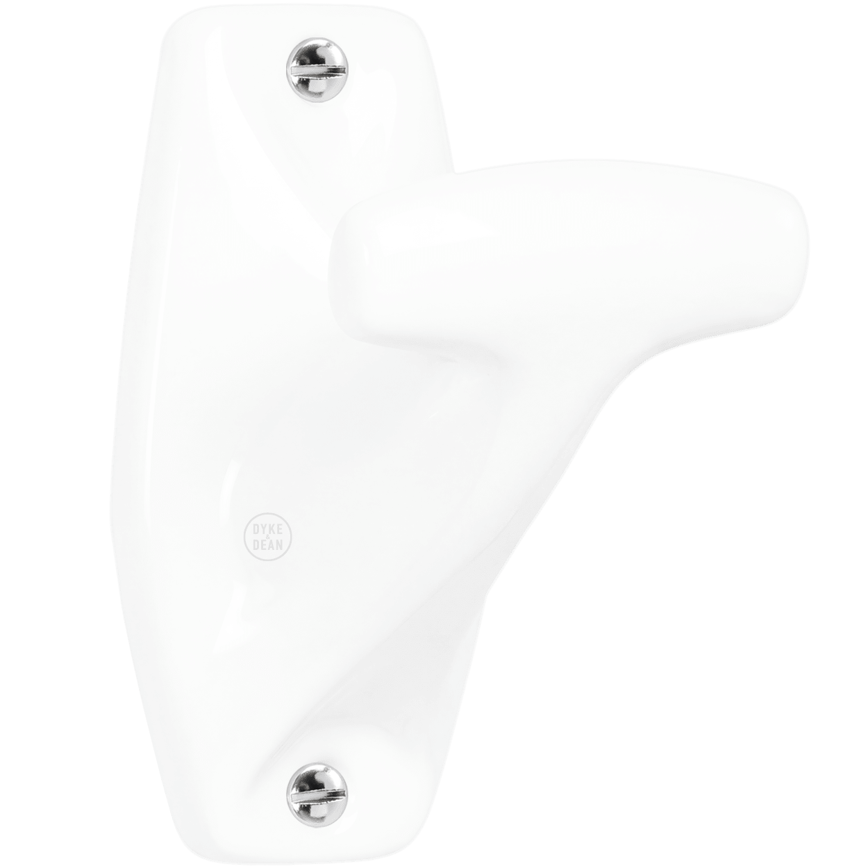 WHITE PORCELAIN WALL HOOK - DYKE & DEAN