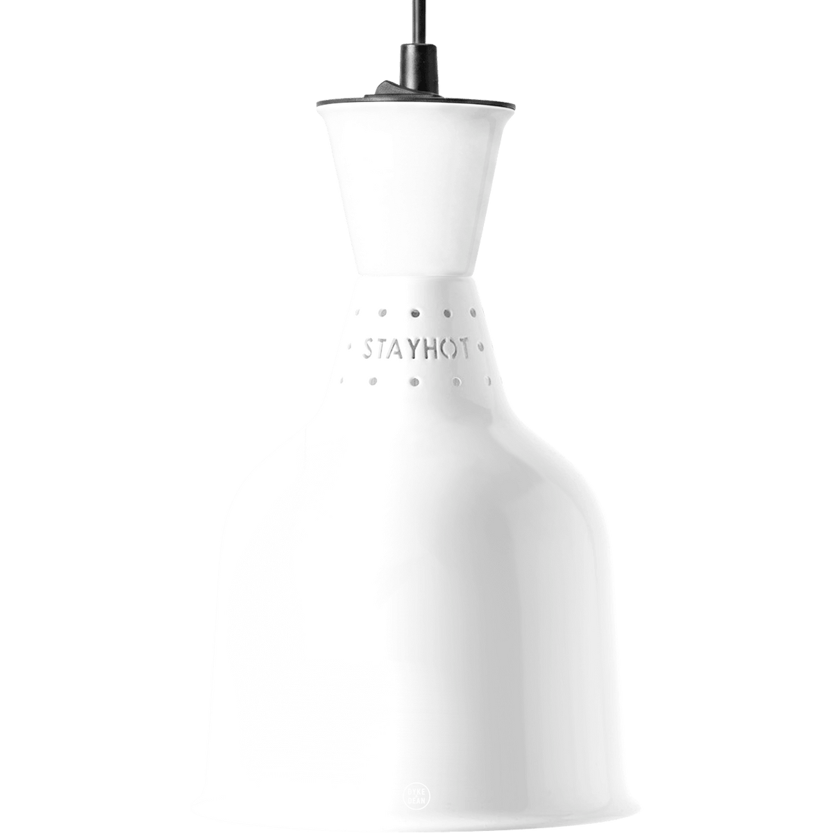WHITE STAY HOT HEAT LAMP PENDANT CLASSIC 1222 - DYKE & DEAN