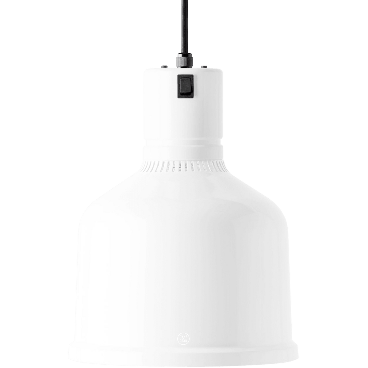 WHITE STAY HOT HEAT LAMP PENDANT FOCUS MS CORD - DYKE & DEAN