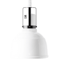 WHITE STAY HOT HEAT LAMP PENDANT FOCUS RO RETRACTABLE CORD - DYKE & DEAN