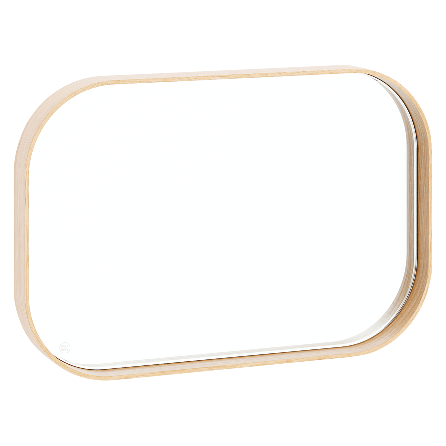 WIREWORKS OAK OUTLOOK 40 RECTANGULAR WALL MIRROR - DYKE & DEAN