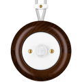 Nucleus wooden porcelain surface-mounted motion sensor by Katy Paty
