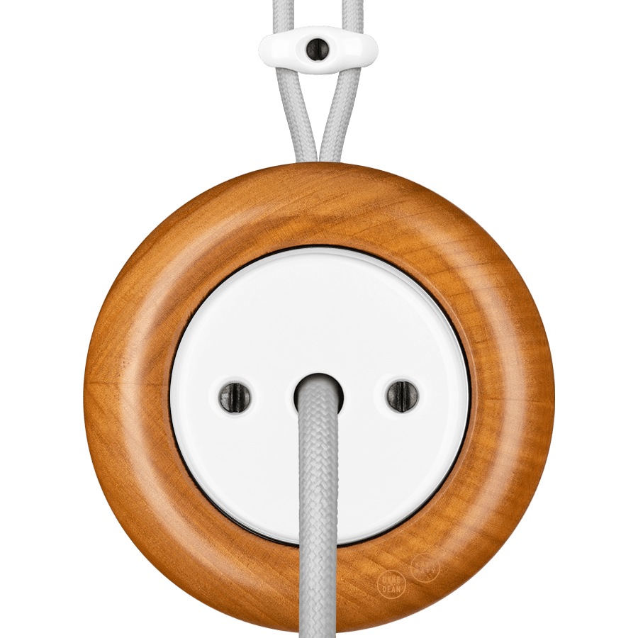 WOODEN PORCELAIN SURFACE MOUNTED PADELUS CABLE GLAND - DYKE & DEAN