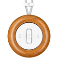 WOODEN PORCELAIN SURFACE MOUNTED PADELUS TOGGLE SWITCH - DYKE & DEAN