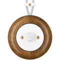 WOODEN PORCELAIN SURFACE MOUNTED ROBUS SOCKET MOTION SENSOR - DYKE & DEAN