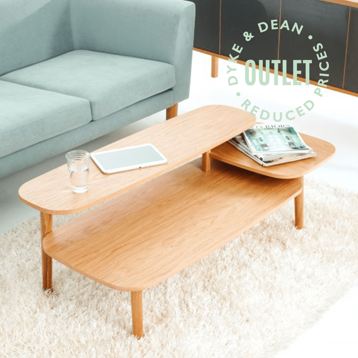 WOODMAN LARGE TABLE OUTLET - DYKE & DEAN
