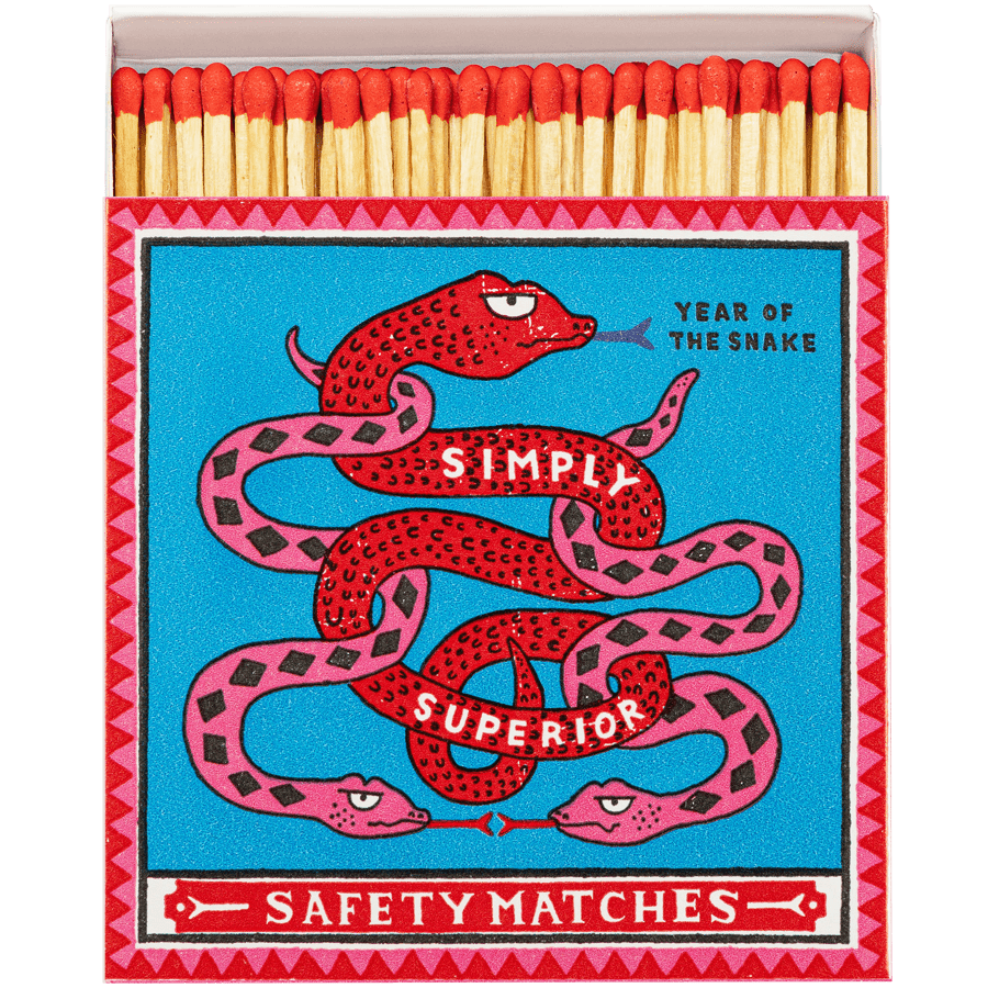 YEAR OF THE SNAKE LUXURY SAFETY MATCHES - DYKE & DEAN