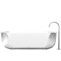 ZEN NICKEL BATHTUB - DYKE & DEAN