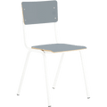 ZERO CHAIR GREY WITH WHITE LEGS - DYKE & DEAN