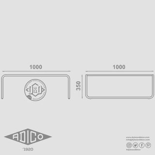 ADICO 120 LOW TABLE SQUARE - DYKE & DEAN