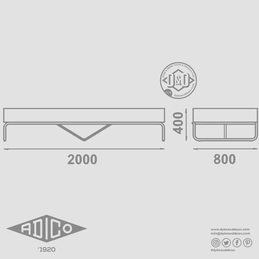 ADICO 273-A DAYBED - DYKE & DEAN