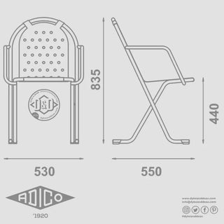 ADICO 5006 CHAIR - DYKE & DEAN