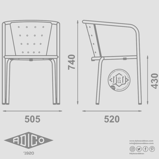 ADICO 508 STACKING CHAIR WOOD - DYKE & DEAN