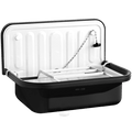 ALAPE ENAMEL BUCKET SINK BLACK BASE - DYKE & DEAN