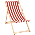 ARMLESS DECK CHAIR STRIPED COLOURS - DYKE & DEAN